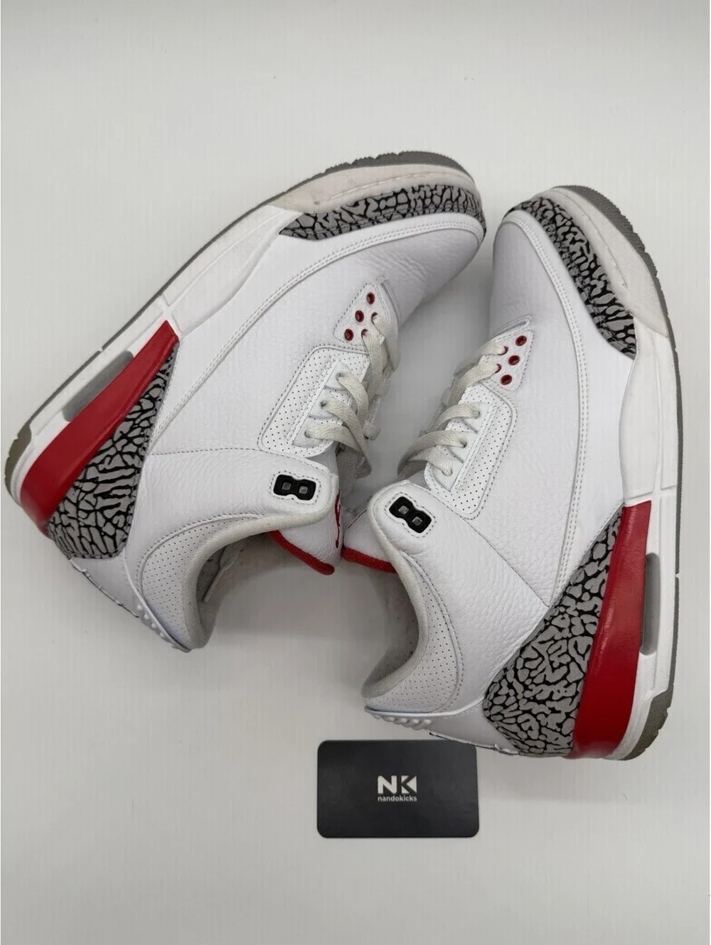 Nike Air Jordan Retro 3 Katrina Hall Of Fame 2018 Red • Size 11.5 • 136064-116